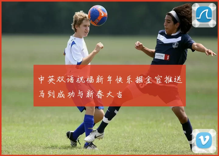 中英双语祝福新年快乐掘金官推送马到成功与新春大吉